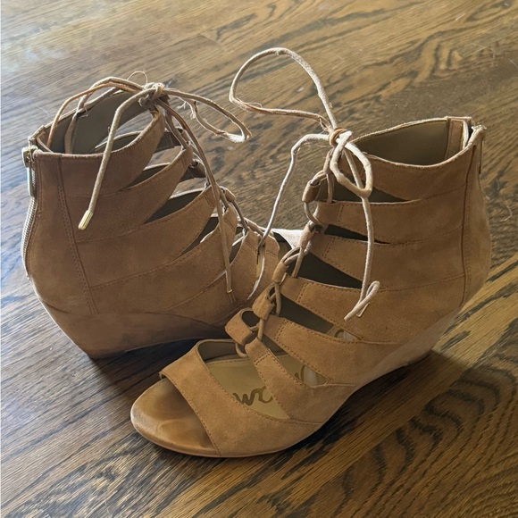 EUC Sam Edelman Santina Sandals Size 8.5 - Picture 1 of 16